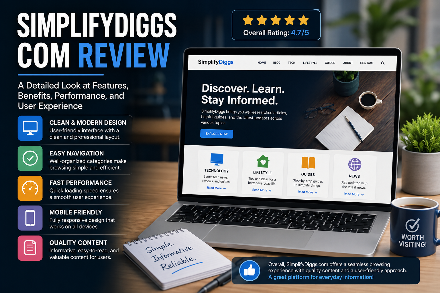 Simplifydiggs com Review A Detailed Look at Features, Benefits, Performance, and User Experience