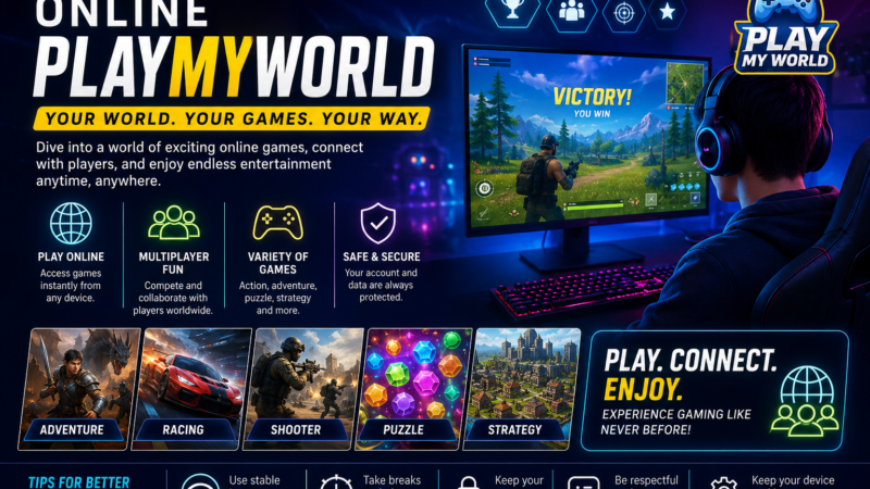 Online PlayMyWorld The Complete Guide to Smarter, Safer, and More Enjoyable Online Gaming