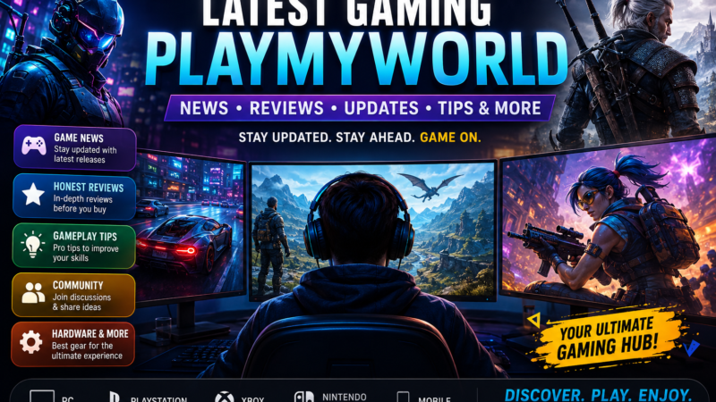 Latest Gaming PlayMyWorld: The Complete Guide to New Features, Trends, and Gameplay