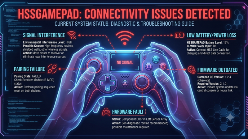 Connectivity Issues HSSGamePad Complete Troubleshooting Guide for Stable and Smooth Gaming